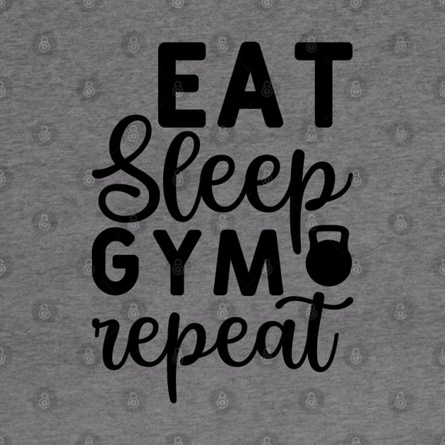 Eat sleep gym repeat by bob2ben